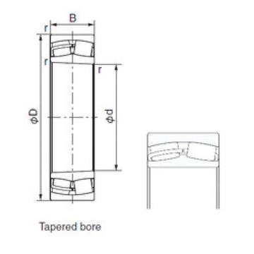 Cylindrical Roller Bearings 24134AXK30 NACHI