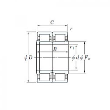 Cylindrical Roller Bearings 26NJ/NUJ2686 KOYO