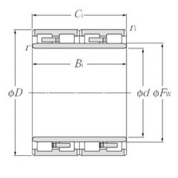 Cylindrical Roller Bearings 4R3821 NTN