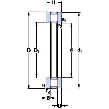 Cylindrical Roller Bearings 81114 TN SKF