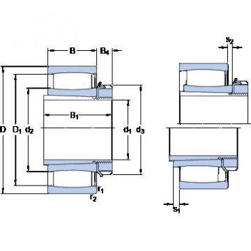 Cylindrical Roller Bearings C 2215 KV + H 315 SKF