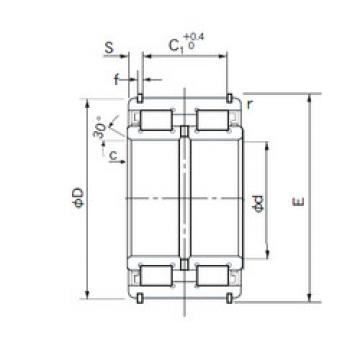 Cylindrical Roller Bearings E5017NR NACHI