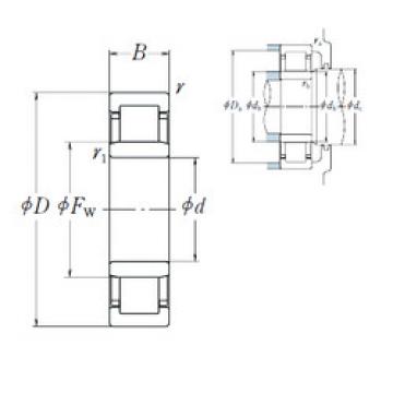 Cylindrical Roller Bearings Distributior NU 216 EM NSK