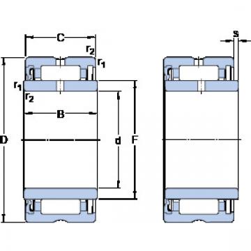 Cylindrical Roller Bearings NA 4908 RS SKF