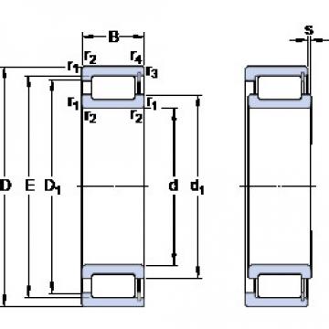 Cylindrical Roller Bearings NCF 28/800 V SKF