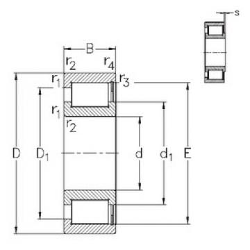 Cylindrical Bearing NCF2908-V NKE