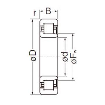 Cylindrical Bearing NJ211EG NACHI