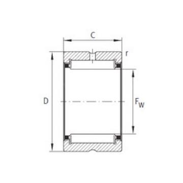 Needle Roller Bearing Manufacture NKS28-XL INA