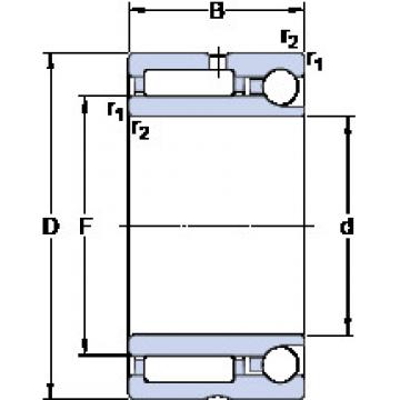 Cylindrical Bearing NKIA 5907 SKF