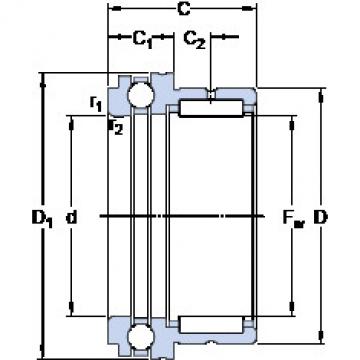 Cylindrical Bearing NKX 70 SKF