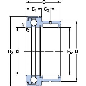 Cylindrical Bearing NKX 25 Z SKF