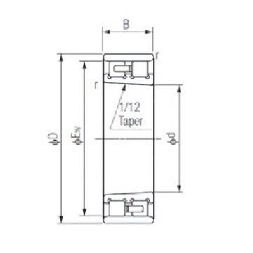 Cylindrical Bearing NN3007K NACHI