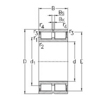 Cylindrical Bearing NNCL4856-V NKE