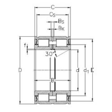 Cylindrical Bearing NNF150-2LS-V NKE