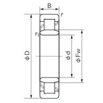 Cylindrical Roller Bearings Distributior NU 1012 NACHI