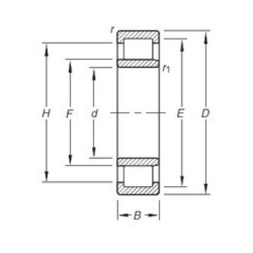 Cylindrical Roller Bearings Distributior NU203E.TVP Timken