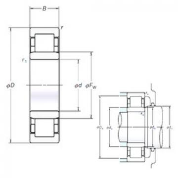 Cylindrical Roller Bearings Distributior NU207EM NSK