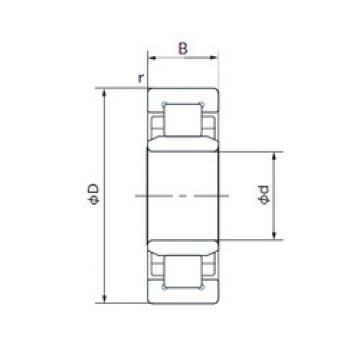 Cylindrical Roller Bearings Distributior NU214T NACHI