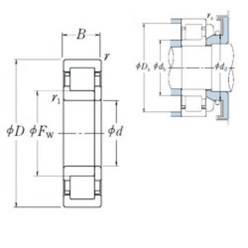 Cylindrical Roller Bearings Distributior NUP 208 EW NSK