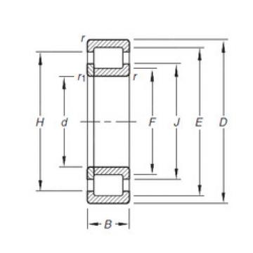 cylindrical bearing nomenclature NUP305E.TVP Timken