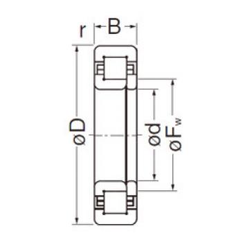 cylindrical bearing nomenclature NUP310EG NACHI