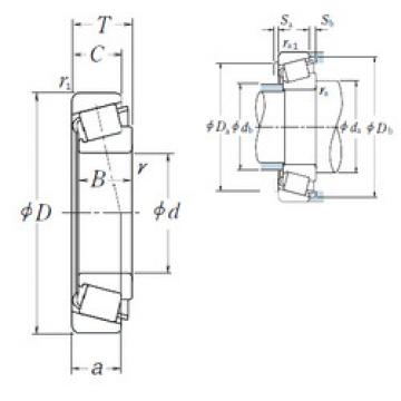 cylindrical bearing nomenclature R1900-1 NSK