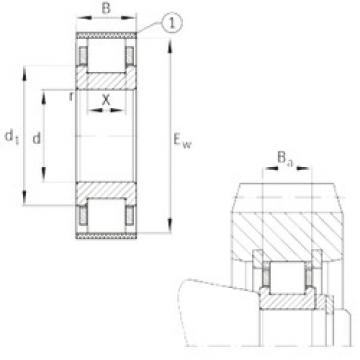 cylindrical bearing nomenclature RN204-E-MPBX FAG