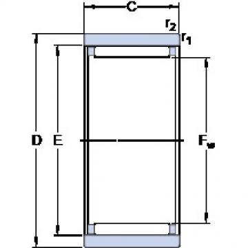 cylindrical bearing nomenclature RNAO 40x50x17 SKF