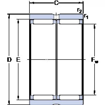 cylindrical bearing nomenclature RNAO 40x50x34 SKF