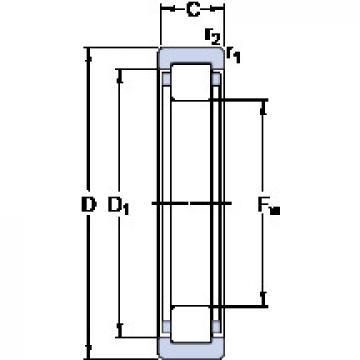 cylindrical bearing nomenclature RNU 211 ECJ SKF