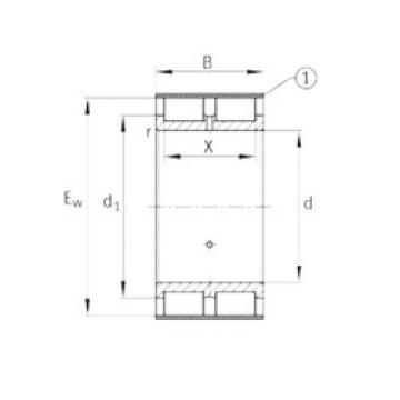 cylindrical bearing nomenclature RSL185008-A INA