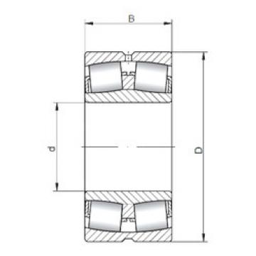 spherical roller bearing axial load 239/950W33 ISO