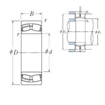 spherical roller bearing axial load 24030CE4 NSK