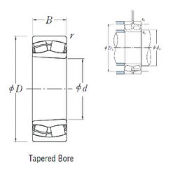 spherical roller bearing axial load 24020CK30E4 NSK