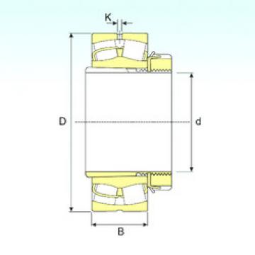 spherical roller bearing axial load 23936 EKW33+H3936 ISB