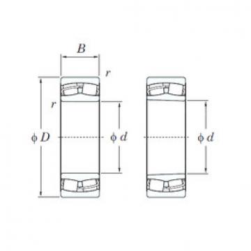 spherical roller bearing axial load 24036RHK30 KOYO