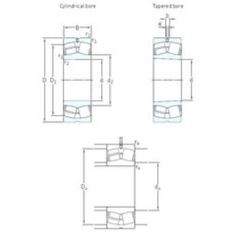 spherical roller bearing axial load 23940CC/W33 SKF