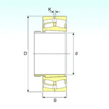 spherical roller bearing axial load 240/750 EK30W33+AOH240/750 ISB