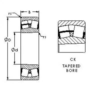 spherical roller bearing axial load 24130CAK30 AST