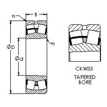 spherical roller bearing axial load 24136CAK30 AST