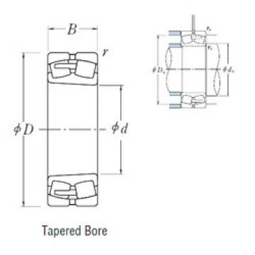 spherical roller bearing axial load 240/1320CAK30E4 NSK