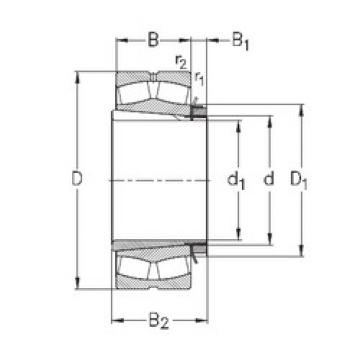 Spherical Roller Bearings 22206-E-K-W33+H306 NKE