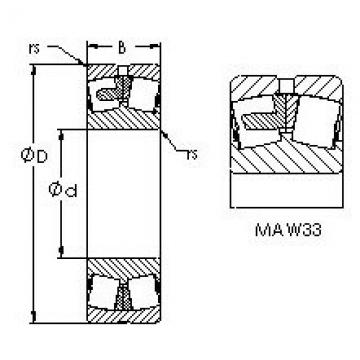 Spherical Roller Bearings 22313MAW502 AST