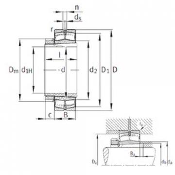 Spherical Roller Bearings 22332-K-MB+H2332 FAG