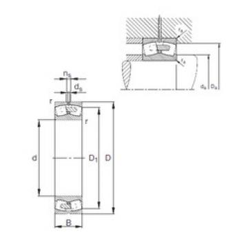 spherical roller bearing axial load 240/560-E1A-MB1 FAG