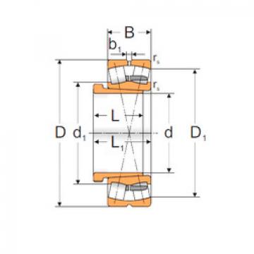 spherical roller bearing axial load 24144 MBW33+4753744HK MPZ