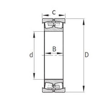 spherical roller bearing axial load 540626AA.J30CNF FAG