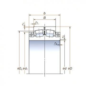 spherical roller bearing axial load 900SLPT1251 NSK