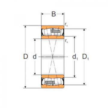 spherical roller bearing axial load A5-22208M-2RZ MPZ