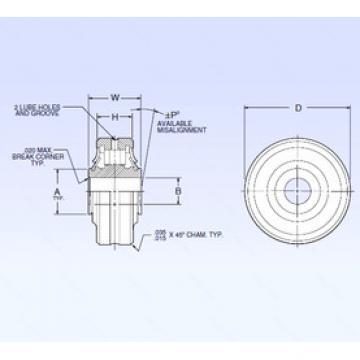 spherical roller bearing axial load ASR4-4A NMB